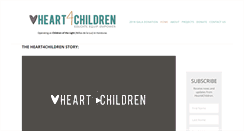 Desktop Screenshot of heart4children.com